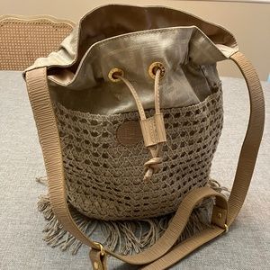 Medium Fendi Natural Bucket Bag